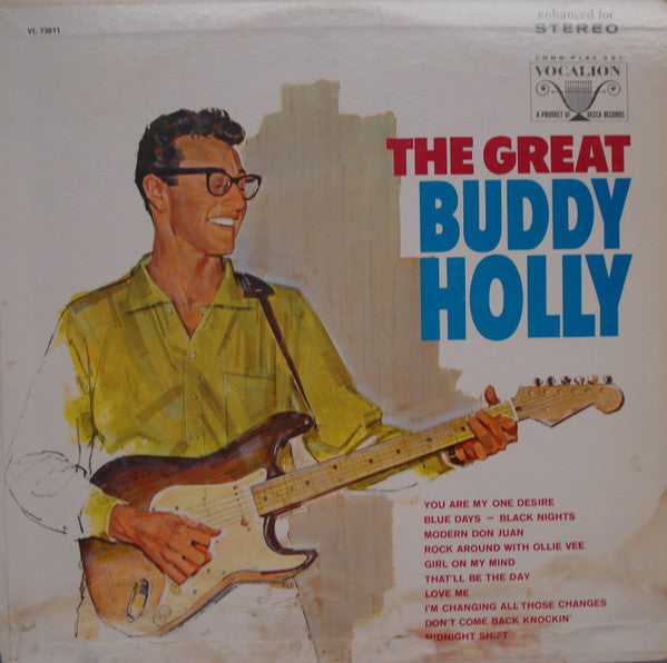 Buddy Holly : The Great Buddy Holly (LP, Album)