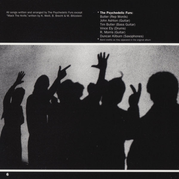 The Psychedelic Furs : The Psychedelic Furs (CD, Album, RE, RM)