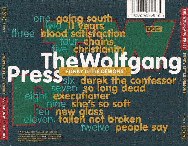 The Wolfgang Press : Funky Little Demons (CD, Album, Spe)