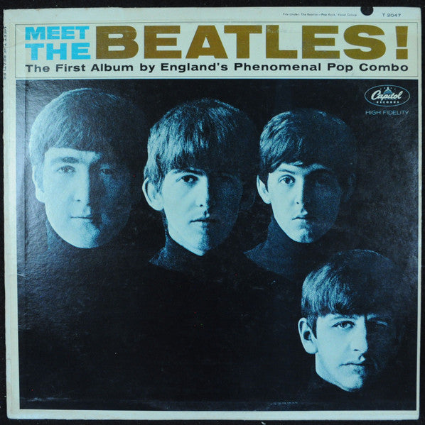 The Beatles : Meet The Beatles! (LP, Album, Mono, RP, Scr)