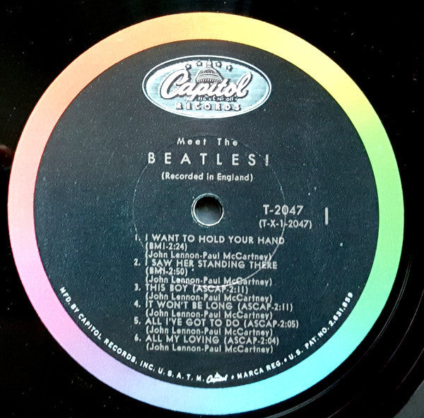The Beatles : Meet The Beatles! (LP, Album, Mono, RP, Scr)