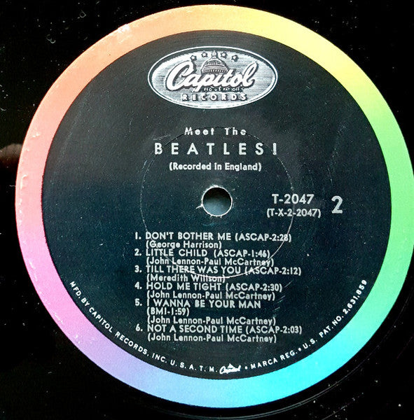 The Beatles : Meet The Beatles! (LP, Album, Mono, RP, Scr)