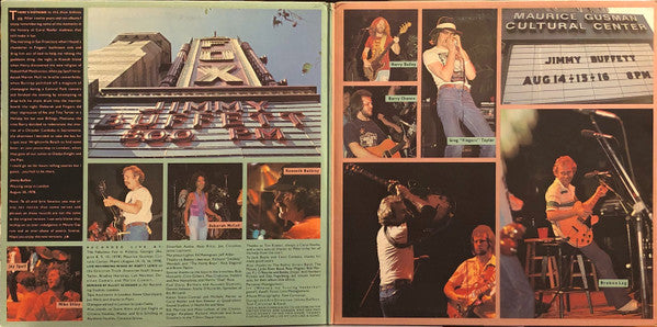Jimmy Buffett : "You Had To Be There" - Recorded Live (2xLP, Album, San)