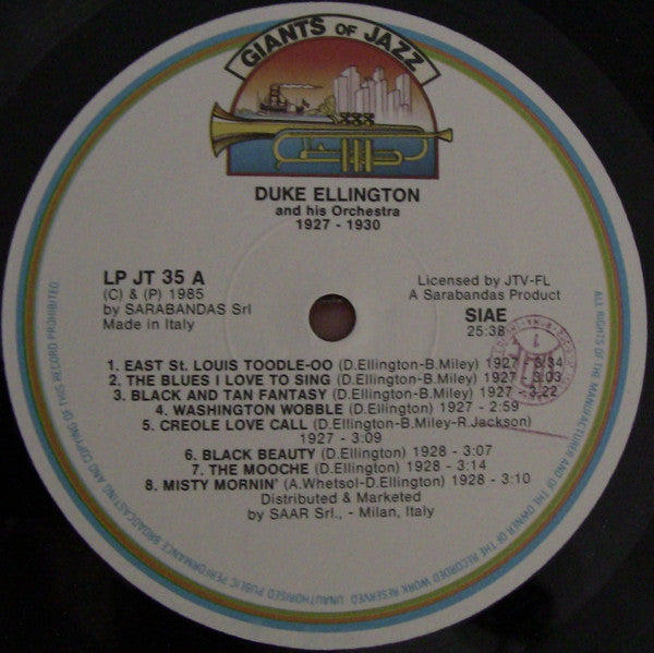 Duke Ellington And His Orchestra : 1927 - 1930 (LP, Comp)