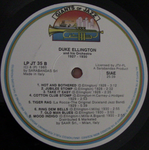 Duke Ellington And His Orchestra : 1927 - 1930 (LP, Comp)