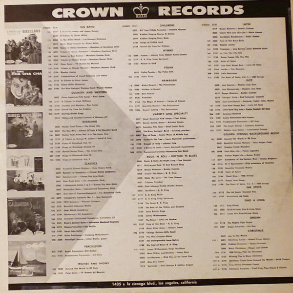 Jerry Kole And The Strokers : Hot Rod Alley (LP, Album, Mono)