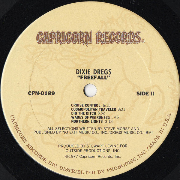 Dixie Dregs : Free Fall (LP, Album, San)