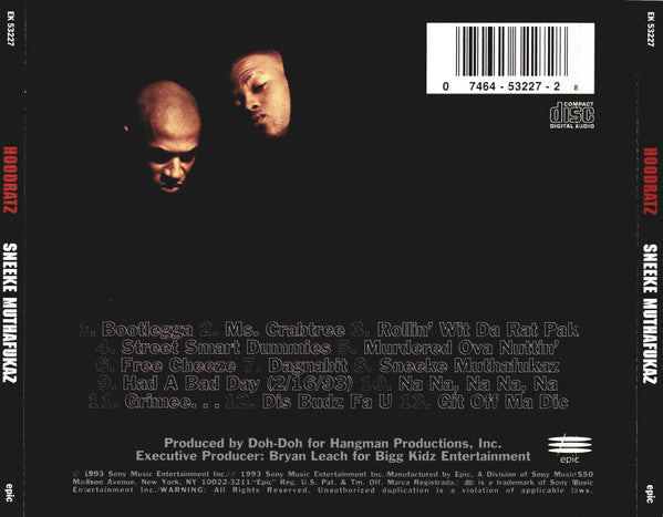 Hoodratz : Sneeke Muthafukaz (CD, Album)