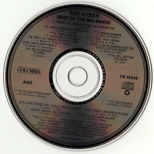 Kay Kyser : Kay Kyser - Best Of The Big Bands (CD, Comp)