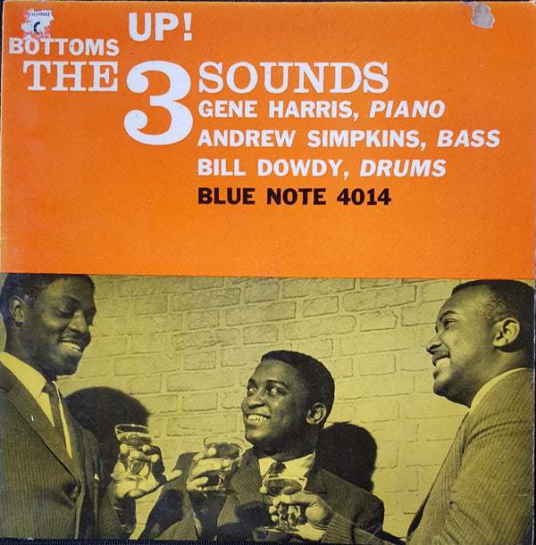 The Three Sounds : Bottoms Up! (LP, Album, Mono, RP, Lam)