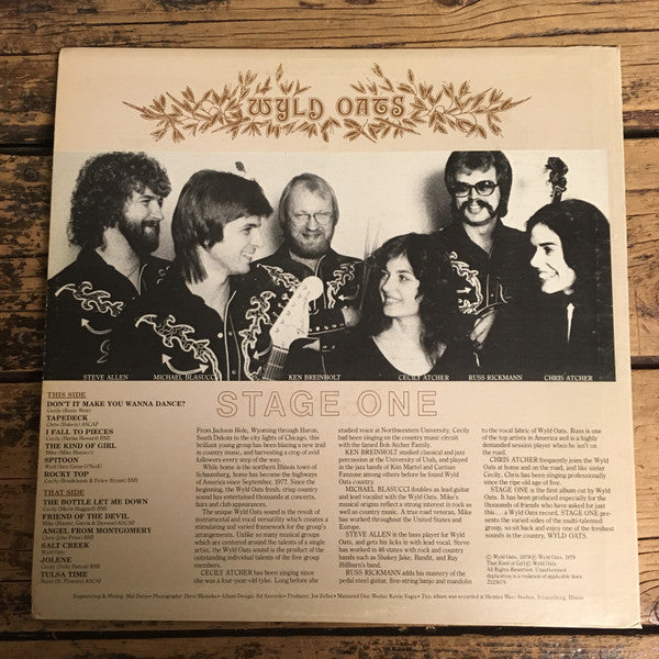 Wyld Oats : Stage One (LP, Album)