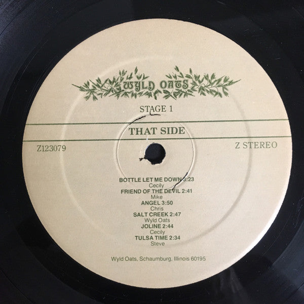 Wyld Oats : Stage One (LP, Album)