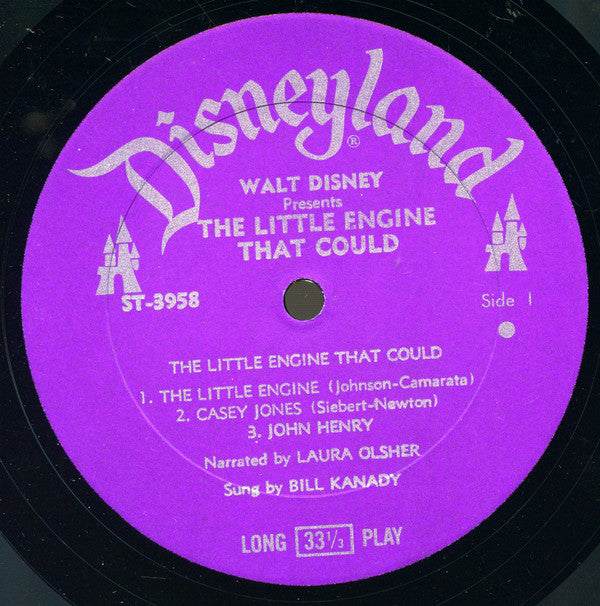 Laura Olsher And Bill Kanady : The Little Engine That Could! And The Submarine Streetcar (LP, Album, Mono)