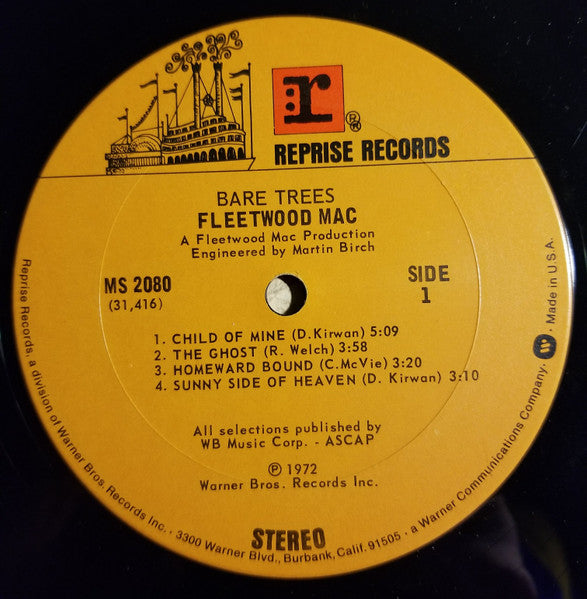 Fleetwood Mac : Bare Trees (LP, Album, RE, Pit)