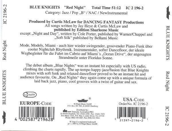 Blue Knights : Red Night (CD, Album)
