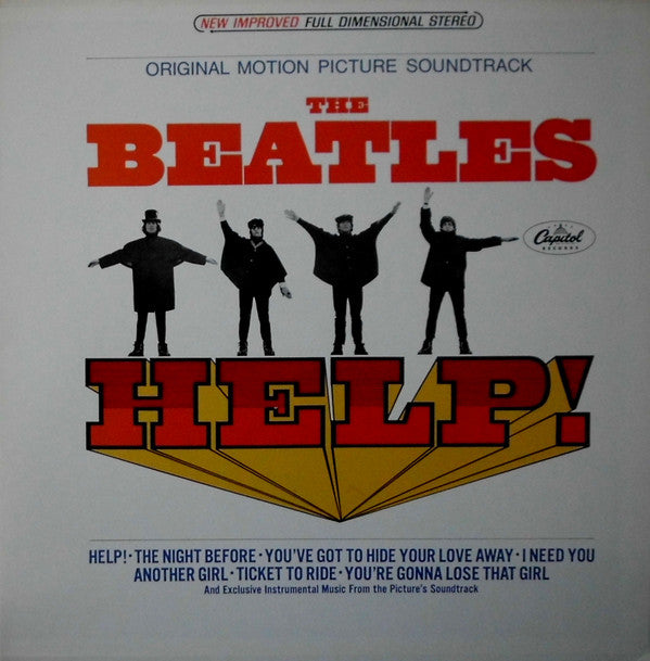 The Beatles : Help! (Original Motion Picture Soundtrack) (LP, Album, RP, Scr)