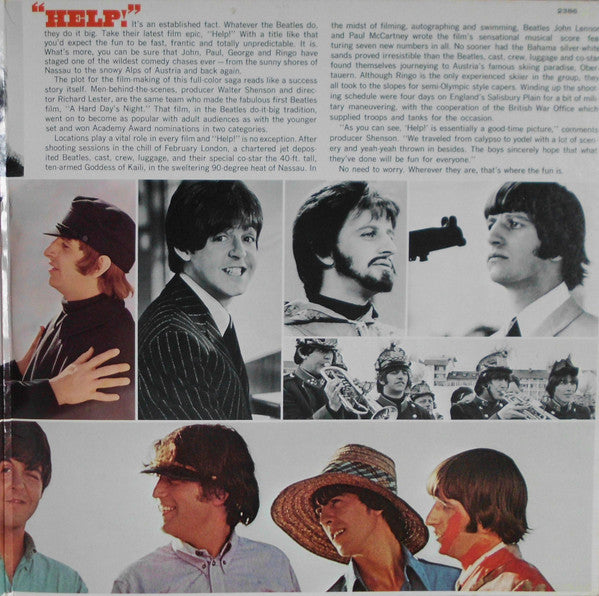 The Beatles : Help! (Original Motion Picture Soundtrack) (LP, Album, RP, Scr)
