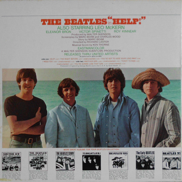The Beatles : Help! (Original Motion Picture Soundtrack) (LP, Album, RP, Scr)
