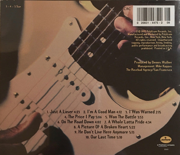 Robert Cray : I Was Warned (CD, Album, Club)