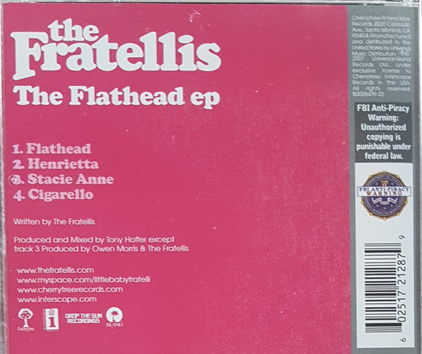 The Fratellis : The Flathead EP (CD, EP)