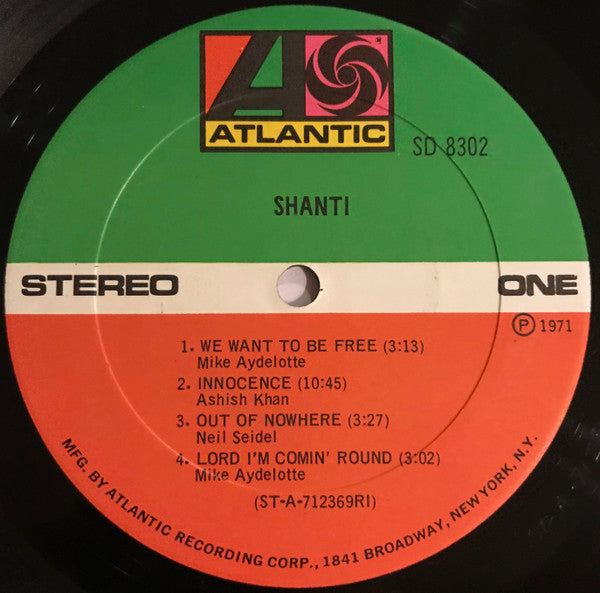 Shanti (5) : Shanti (LP, Album, RI-)