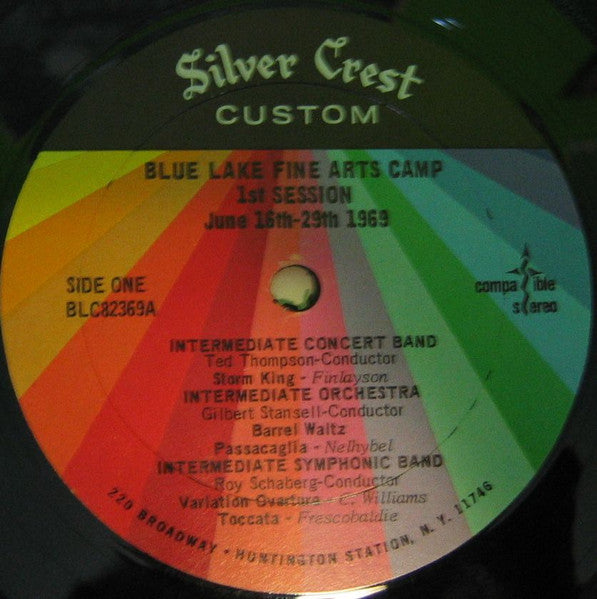 Blue Lake Fine Arts Camp : 1969 Sessions I & II  (LP, Album)