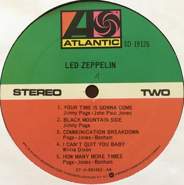 Led Zeppelin : Led Zeppelin (LP, Album, RE, AR)