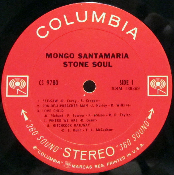 Mongo Santamaria : Stone Soul (LP, Album, Pit)