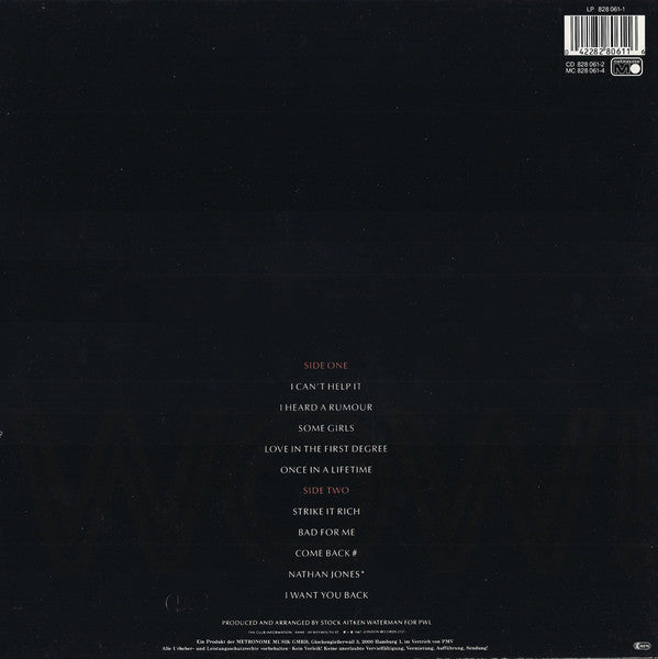 Bananarama : Wow! (LP, Album)