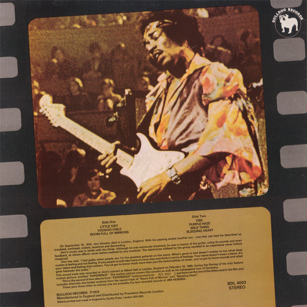 Jimi Hendrix Accompanied By Mitch Mitchell And Noel Redding : More Experience (Volume Two) (LP)