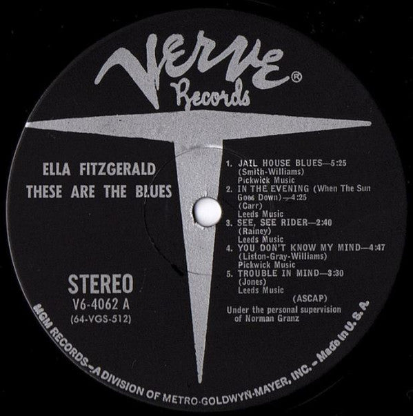Ella Fitzgerald : These Are The Blues (LP, Album)