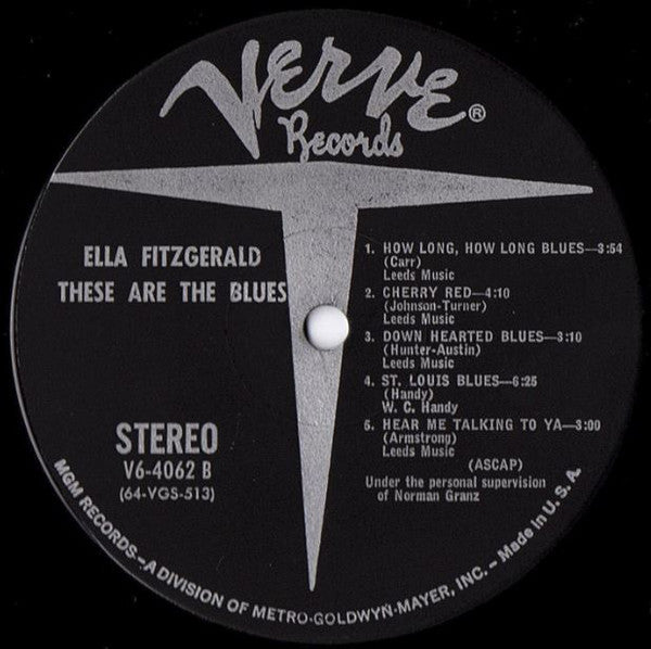 Ella Fitzgerald : These Are The Blues (LP, Album)