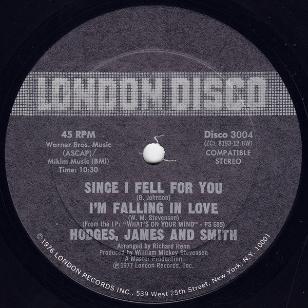 Hodges, James And Smith : Don't Take Away Your Love / Since I Fell For You/I'm Falling In Love (12", Bes)