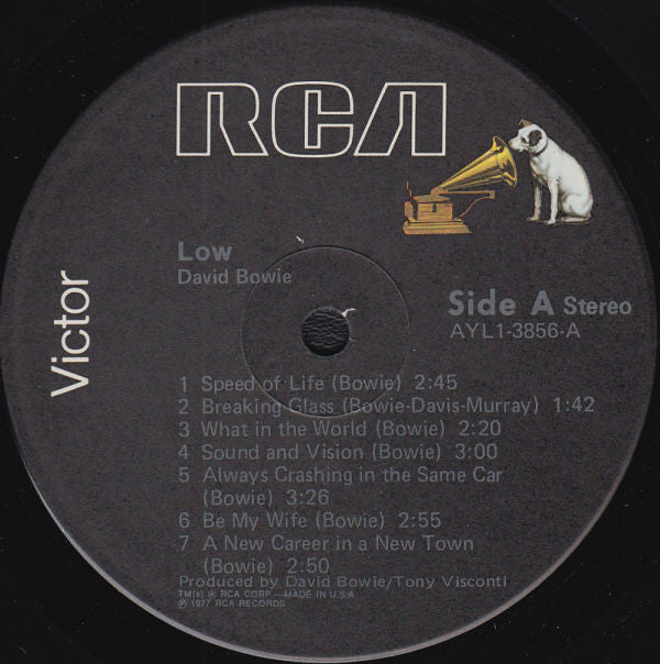 David Bowie : Low (LP, Album, RE, Ind)