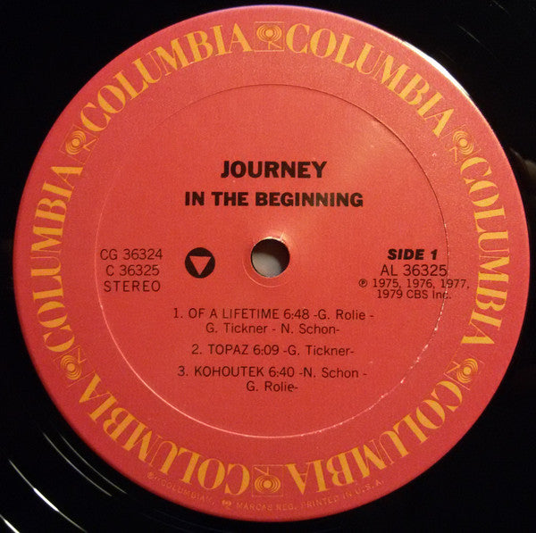 Journey : In The Beginning - 1975-1977 (2xLP, Comp, RE)