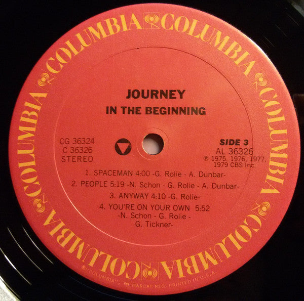 Journey : In The Beginning - 1975-1977 (2xLP, Comp, RE)