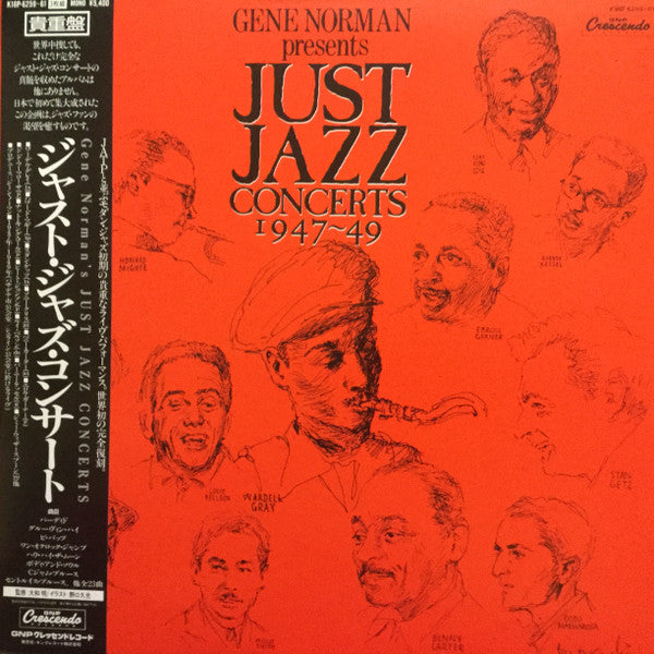 Various : Gene Norman Presents Just Jazz Concerts (1947-49) (3xLP, Comp, Mono)