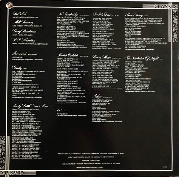 Classix Nouveaux : Classix Nouveaux (LP, Album, Jac)