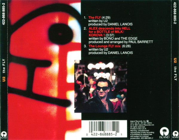 U2 : The Fly (CD, Single)