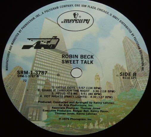 Robin Beck : Sweet Talk (LP, Album, PRC)