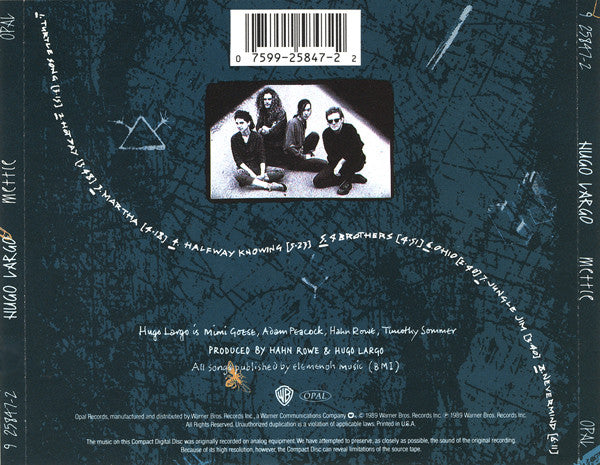 Hugo Largo : Mettle (CD, Album)