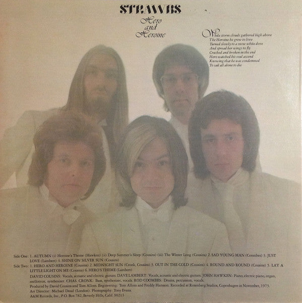 Strawbs : Hero And Heroine (LP, Album, Mon)