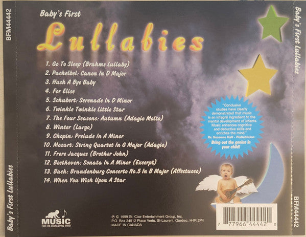 Unknown Artist : Baby's First Lullabies (CD)