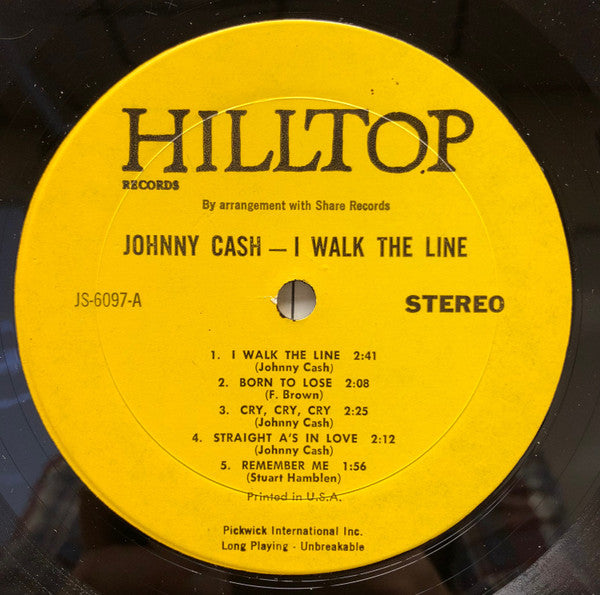 Johnny Cash : I Walk The Line (LP, Comp)