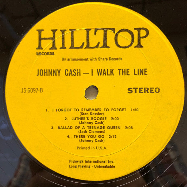 Johnny Cash : I Walk The Line (LP, Comp)