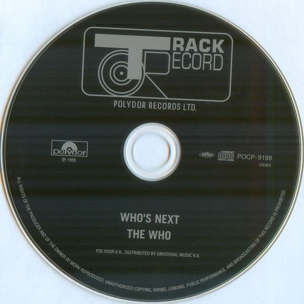 The Who : Who's Next (CD, Album, Ltd, RE, RM, Pap)