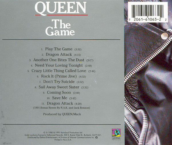Queen : The Game (CD, Album, RE, RM)