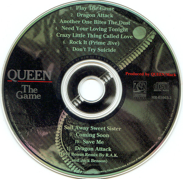 Queen : The Game (CD, Album, RE, RM)