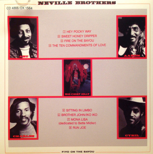 Neville Brothers* : Fiyo On The Bayou (CD, Album)