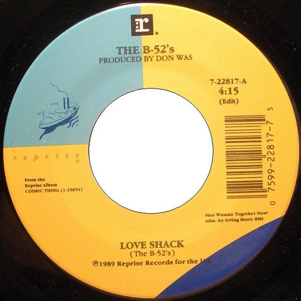The B-52's : Love Shack (7", Single, SRC)